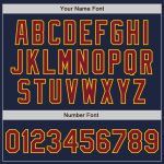 Custom Navy Crimson Gold Baseball Jersey Authentic Style 7539 Custom Navy Crimson-Gold Authentic Baseball Jersey Style 7539 - Image 5
