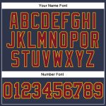 Navy Crimson-Gold Performance Long Sleeve T-Shirt - Custom Salute to Service Custom Navy Crimson-Gold Long Sleeve Performance - Image 5