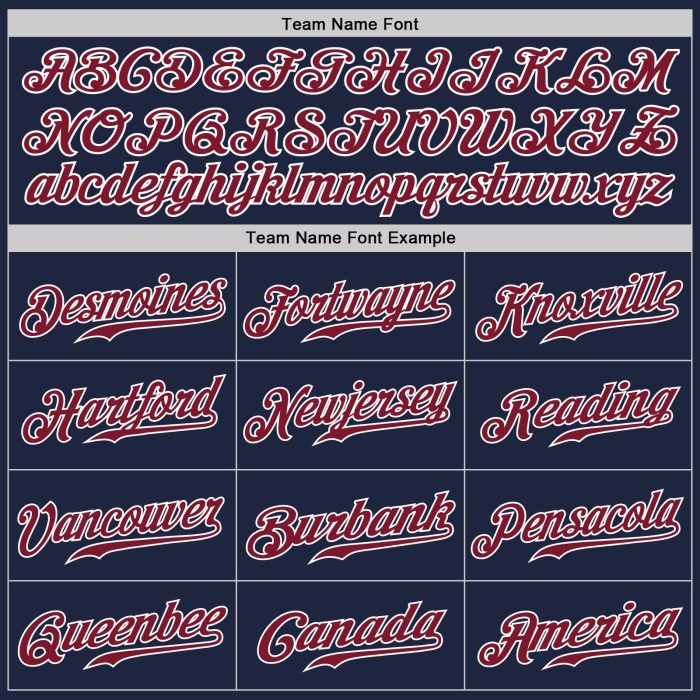 Custom Baseball Jersey - Navy Red White Authentic Team Jersey Custom Navy Crimson-White Authentic Baseball Jersey - Image 4