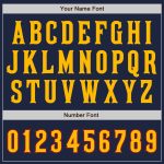 Navy Gold Crimson Custom Baseball Jersey - Authentic Design for All Fans Custom Navy Gold-Crimson Authentic Baseball Jersey - Image 5