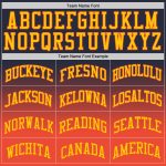 Custom Navy Gold Orange Basketball Jersey - Authentic Fade Design Fashion Jersey Custom Navy Gold-Orange Authentic Fade Fashion - Image 4