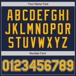 Custom Navy Gold White Baseball Jersey - Authentic Personalized Sports Apparel Custom Navy Gold-White Authentic Baseball - Image 5