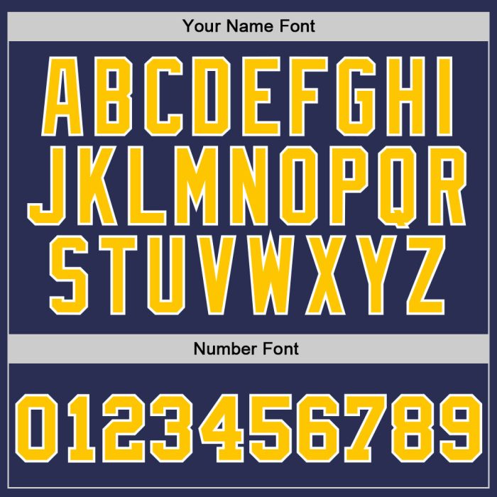 Custom Navy Gold White Basketball Jersey Authentic Throwback Design Custom Navy Gold-White Authentic Throwback Basketball - Image 3