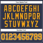 Navy Gold White Long Sleeve Performance T-Shirt - Custom Salute To Service Design Custom Navy Gold-White Long Sleeve Performance - Image 5