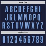 Custom Performance Golf Polo Shirt - Navy Blue and Light Blue Colors Custom Navy Light Blue Performance Golf Polo Shirt - Image 5