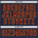 Navy Maroon Gold Custom Hockey Jersey for Men and Women, Personalized Jerseys Custom Navy Maroon-Gold Hockey Jersey - Image 4