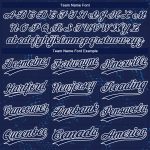 Custom Navy-Black 3D Pattern Authentic Baseball Jersey for Men Custom Navy Navy-Black 3D Pattern Design Authentic Baseball - Image 4