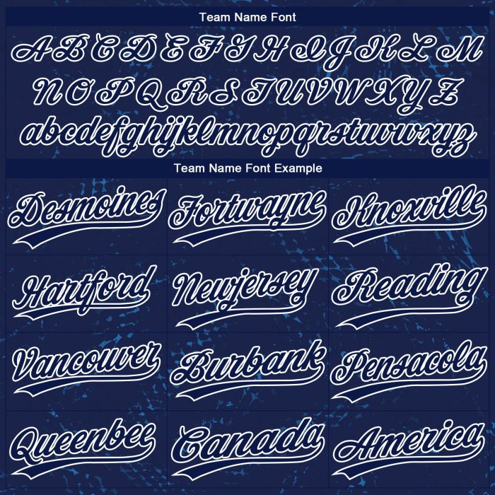 Custom Navy-Black 3D Pattern Authentic Baseball Jersey for Men Custom Navy Navy-Black 3D Pattern Design Authentic Baseball - Image 4