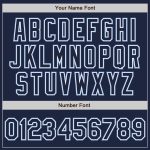 Custom Navy Light Blue Baseball Jersey - Authentic Design for Fans Custom Navy Navy-Light Blue Authentic Baseball Jersey - Image 5
