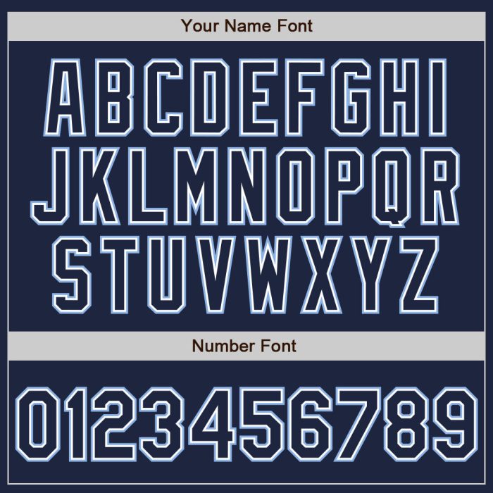 Custom Navy Light Blue Baseball Jersey - Authentic Design for Fans Custom Navy Navy-Light Blue Authentic Baseball Jersey - Image 5