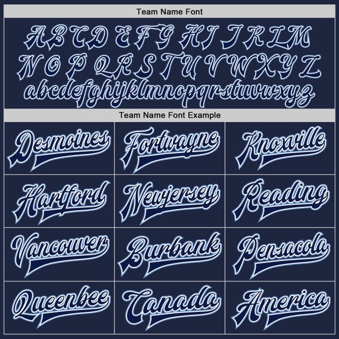 Custom Navy Light Blue Varsity Letterman Bomber Jacket Full-Snap Custom Navy Navy-Light Blue Bomber Full-Snap Varsity Letterman - Image 4