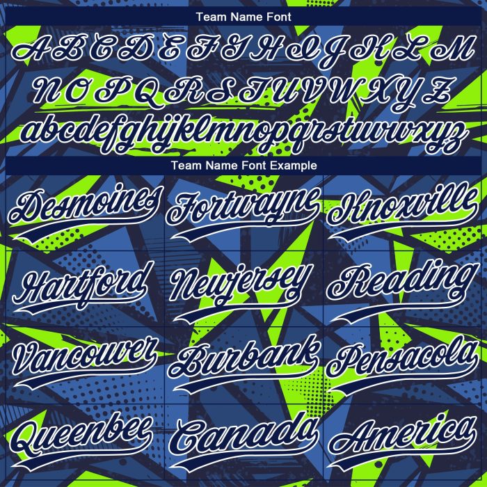 Custom Navy Neon Green Unisex Two-Button Softball Jersey for Men and Women Custom Navy Navy-Neon Green Two-Button Unisex - Image 4