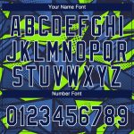 Custom Navy Neon Green Unisex Two-Button Softball Jersey for Men and Women Custom Navy Navy-Neon Green Two-Button Unisex - Image 5