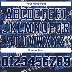 Custom Navy-Royal Round Neck Basketball Jersey Suit - Sublimation Sportswear Custom Navy Navy-Royal Round Neck Sublimation - Image 4