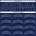 Custom Navy and Silver Gray Authentic Throwback Basketball Jersey Custom Navy Navy-Silver Gray Authentic Throwback Basketball - Image 3