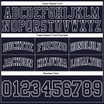 Custom Navy White Throwback Basketball Shorts - Authentic Basketball Gear Custom Navy Navy-White Authentic Throwback Basketball - Image 3