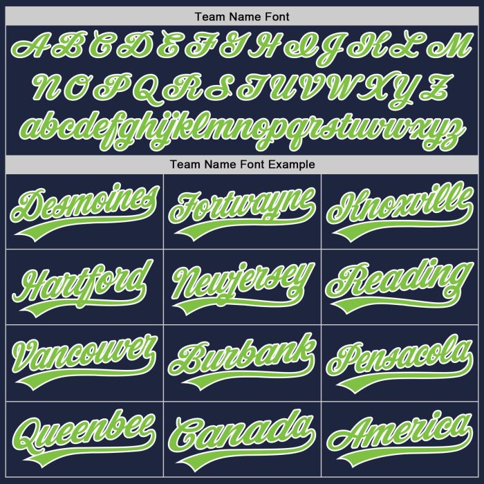 Custom Neon Green-White Two-Button Unisex Softball Jersey in Navy Custom Navy Neon Green-White Two-Button Unisex Softball - Image 4