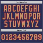 Navy Red Old Gold Custom Basketball Jersey - Authentic Throwback Jersey Custom Navy Old Gold-Red Authentic Throwback Basketball - Image 3