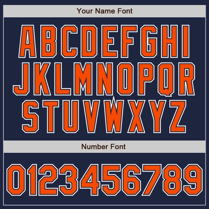 Navy Orange White Custom Fade Fashion Baseball Jersey - Authentic Design Custom Navy Orange-White Authentic Fade Fashion - Image 3