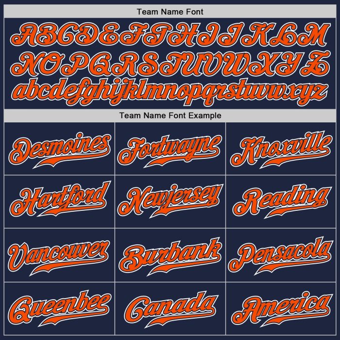 Navy Orange White Custom Fade Fashion Baseball Jersey - Authentic Design Custom Navy Orange-White Authentic Fade Fashion - Image 4