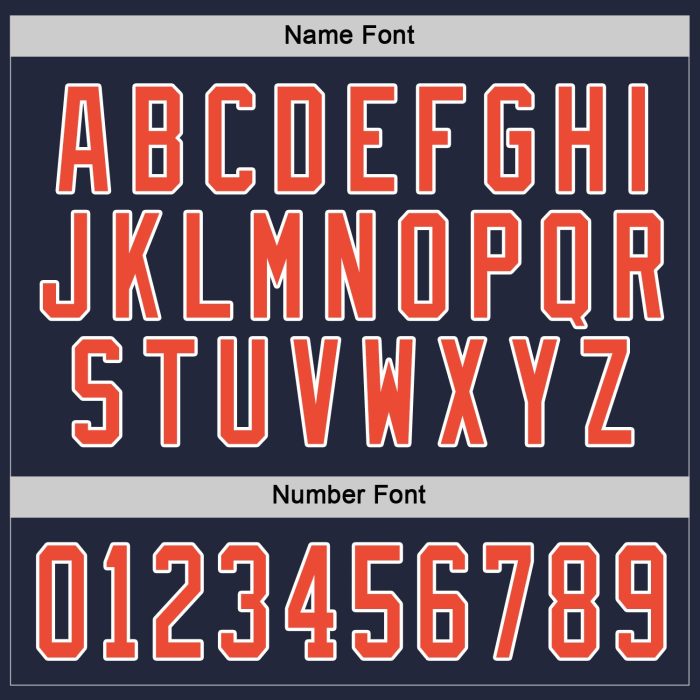 Navy Orange White Custom Hockey Jersey for Team Sports and Fans Custom Navy Orange-White Hockey Jersey - Image 4