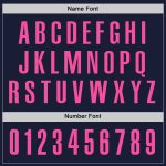 Navy Pink Performance Golf Polo Shirt - Customizable Mens Athletic Wear Custom Navy Pink Performance Golf Polo Shirt - Image 5