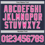 Custom Navy Pink White Performance T-Shirt for Men and Women - Style 5297 Custom Navy Pink-White Performance T-Shirt Style - Image 4