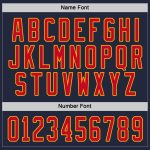 Custom Navy Red Gold Hockey Jersey for Men Women Personalized Team Apparel Custom Navy Red-Gold Hockey Jersey - Image 4