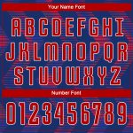 Custom Navy Red White Soccer Jersey Sublimation Uniform for Players Custom Navy Red-White Sublimation Soccer Uniform Jersey - Image 5