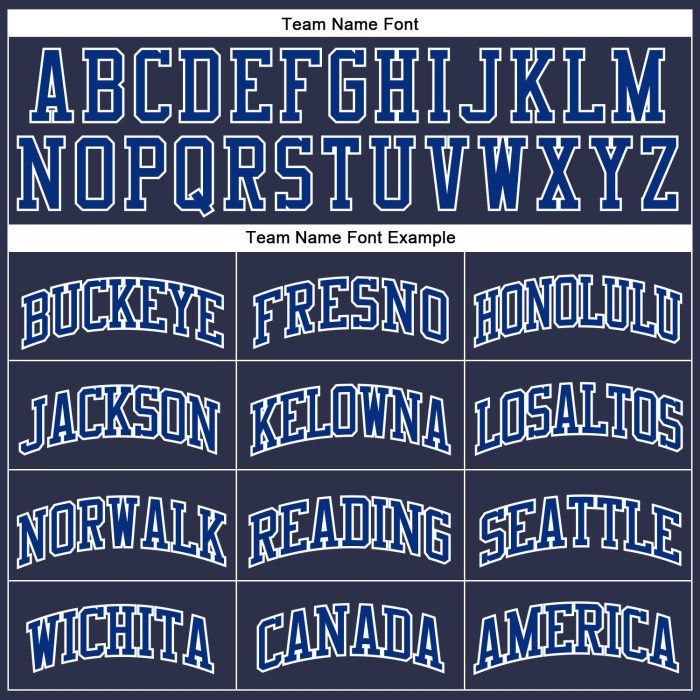 Navy Royal-White Authentic Throwback Basketball Jersey - Custom Design Custom Navy Royal-White Authentic Throwback Basketball - Image 3