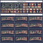 Custom Navy Vintage USA Flag Long Sleeve Performance T-Shirt - Cream and Crimson Salute to Service Custom Navy Vintage USA - Image 4