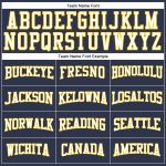 Custom Navy White Gold Performance Long Sleeve T-Shirt Salute to Service Custom Navy White-Gold Long Sleeve Performance Salute - Image 4