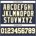 Custom Navy White Gold Performance Long Sleeve T-Shirt Salute to Service Custom Navy White-Gold Long Sleeve Performance Salute - Image 5