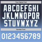 Custom Fade Basketball Jersey Navy White Light Blue Authentic Fashion Custom Navy White-Light Blue Authentic Fade Fashion - Image 3