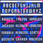 Custom Navy Pink White Soccer Jersey Uniform for Men and Women Style 9916 Custom Navy White-Pink Sublimation Soccer Uniform - Image 4