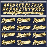 Custom Navy Red Gold Bomber Jacket Full-Snap Varsity Letterman Fashion Split Design Custom Navy White Red-Gold Bomber Full-Snap - Image 4