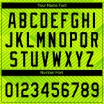 Neon Green Black 3D Pattern Authentic Baseball Jersey - Custom Design Custom Neon Green Black 3D Pattern Design Authentic - Image 5