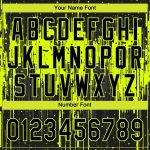 Custom Neon Green Black 3D Pattern Baseball Jersey - Authentic Style 6754 Custom Neon Green Black 3D Pattern Design Authentic - Image 5