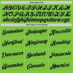 Neon Green Performance T-Shirt for Men and Women - Custom Black Design Custom Neon Green Black Performance T-Shirt - Image 3