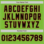 Custom Neon Green Black Red Baseball Jersey - Authentic Design for Fans Custom Neon Green Black-Red Authentic Baseball Jersey - Image 5