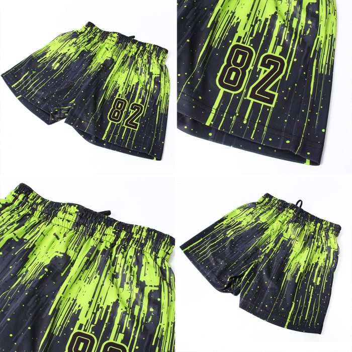 Neon Green Black Sublimation Soccer Jersey - Custom Style 3411 Uniform Custom Neon Green Black Sublimation Soccer Uniform - Image 7