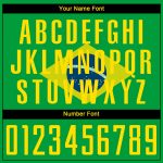 Brazilian Flag Soccer Jersey Custom Neon Green and Gold-Royal Sublimation Design Custom Neon Green Gold-Royal Sublimation - Image 5