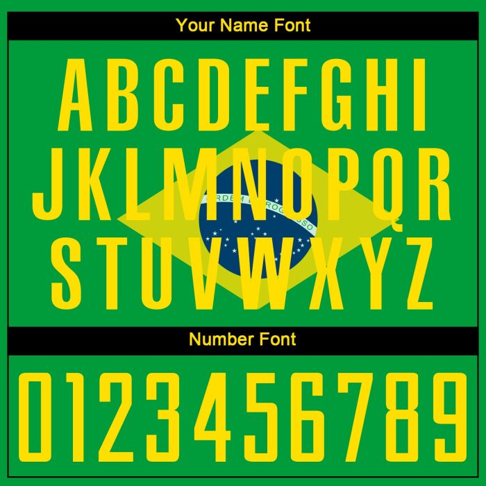 Brazilian Flag Soccer Jersey Custom Neon Green and Gold-Royal Sublimation Design Custom Neon Green Gold-Royal Sublimation - Image 5
