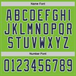 Neon Green Navy White Hockey Jersey Custom Design for Teams and Fans Custom Neon Green Navy-White Hockey Jersey - Image 4