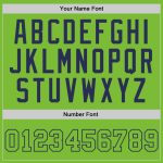 Custom Neon Green Navy Basketball Jersey - Authentic Jersey for Sports Enthusiasts Custom Neon Green Neon Green-Navy Authentic - Image 3