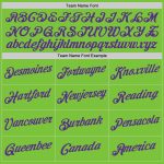 Neon Green Purple Performance T-Shirt for Activewear, Custom Design Custom Neon Green Purple Performance T-Shirt - Image 3