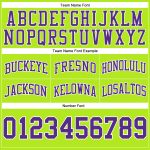 Neon Basketball Shorts - Custom Green Purple-White Authentic Throwback Design Custom Neon Green Purple-White Authentic Throwback - Image 3