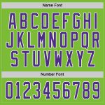 Neon Green Purple White Custom Hockey Jersey - Personalized Sports Apparel Custom Neon Green Purple-White Hockey Jersey - Image 4