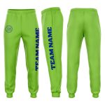 Neon Green Custom Sweatpants for Men & Women - Royal Fleece Jogger Custom Neon Green Royal Fleece Jogger Sweatpants