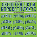 Neon Green Royal White Basketball Jersey - Custom Authentic Design Custom Neon Green Royal-White Authentic Basketball Jersey - Image 4
